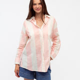Sofia Shirt pink white