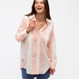 Sofia Shirt pink white
