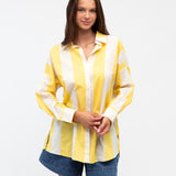 Sofia Shirt yellow white