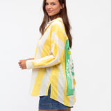 Sofia Shirt yellow white