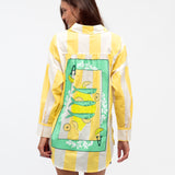 Sofia Shirt yellow white