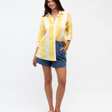 Sofia Shirt yellow white