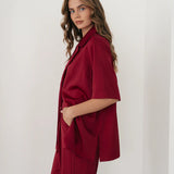 Wine Blouse
