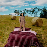 Quilt Cover King - Mulberry / Aster