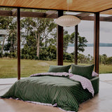 Quilt Cover King - Violet / Clover