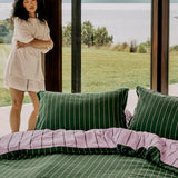 Quilt Cover King - Violet / Clover
