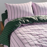 Quilt Cover King - Violet / Clover