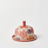 Ditsy Butter Dish - Pink