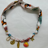 Multi scarf necklace