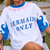 Mermaids only oversized Tee