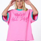 Vacay all day oversized tee