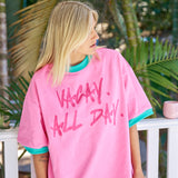 Vacay all day oversized tee