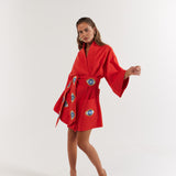 Nirvana Robe Dress Tangerine Evil Eye