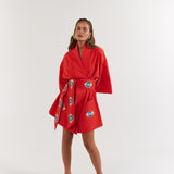 Nirvana Robe Dress Tangerine Evil Eye