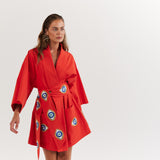 Nirvana Robe Dress Tangerine Evil Eye