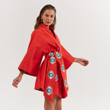 Nirvana Robe Dress Tangerine Evil Eye