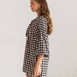 Black Gingham Dress