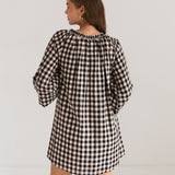 Black Gingham Dress