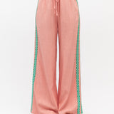 Pink stripe pants