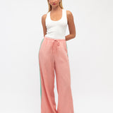 Pink stripe pants