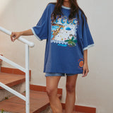 The Greece Love Notes Tee - Blue