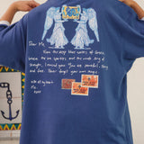 The Greece Love Notes Tee - Blue