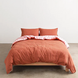 Quilt Cover King - Rose / Sienna