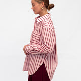 pink burgundy top