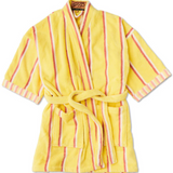 Pina Colada Stripe Terry Mini Bath Robe