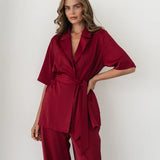 Wine Blouse