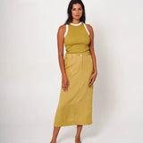 Camia Olivetine Rib Top