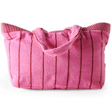 Iced Vovo Stripe Terry Oversized Beach Bag
