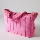 Iced Vovo Stripe Terry Oversized Beach Bag
