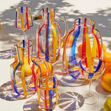 island stripe water jug