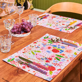 Meandering Meadow Linen - 4P Placemat Set