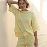 Quinn Lemon Knit Short