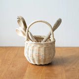straw - rattan berry basket