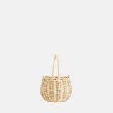 straw - rattan berry basket