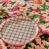 Rose Garden Linen Tablecloth - Round