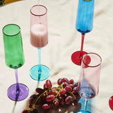 Rose With A Twist Champagne Glass - 2P Set