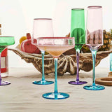 Rose With A Twist Champagne Glass - 2P Set