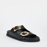 San Jose Footbed - Black/Gold