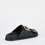 San Jose Footbed - Black/Gold