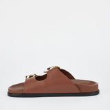 San Jose Footbed - Cocoa/Gold